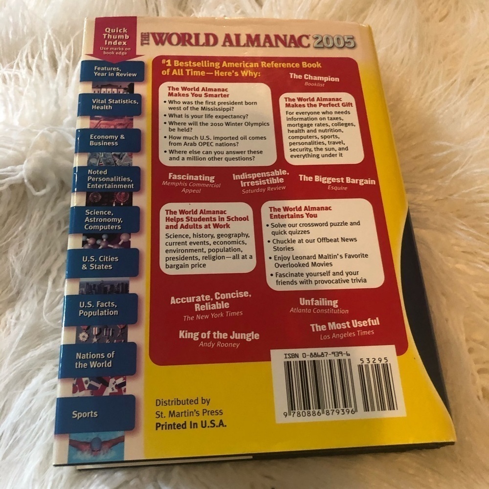 The World Almanac 2005 #1 NYT Best Seller - Picture 4 of 9
